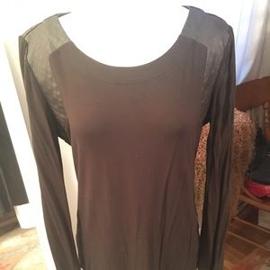 🔥 SALE Tribal chocolate brown long sleeve top